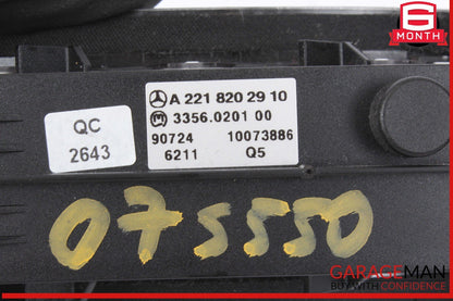 07-14 Mercedes W221 S550 CL550 Dashboard Instrument Cluster Dash Control Switch