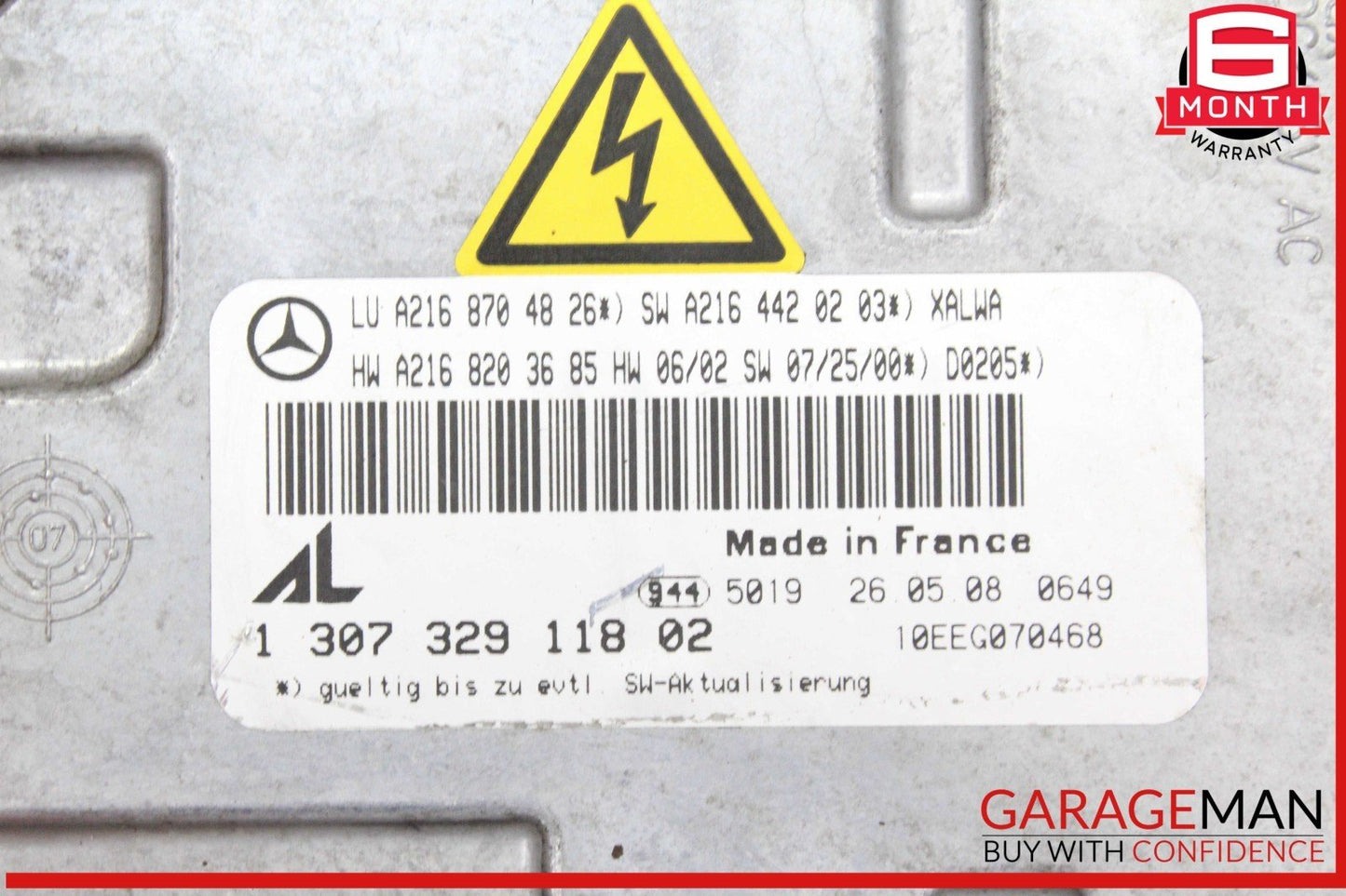 07-10 Mercede W221 S550 S450 Xenon HID Headlight Ballast Module Unit OEM