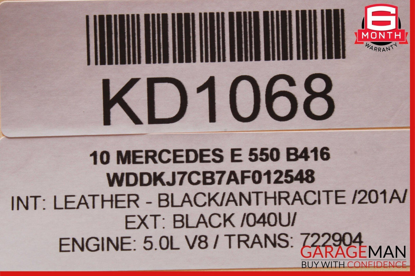 07-16 Mercedes W207 E550 S550 CL63 Rear Trunk Tailgate Release Open Handle