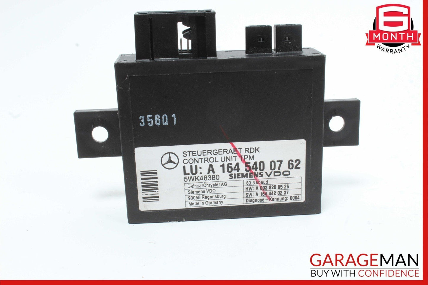 07-13 Mercedes X164 GL450 4MATIC TPMS Tire Pressure Control 1645403762 OEM