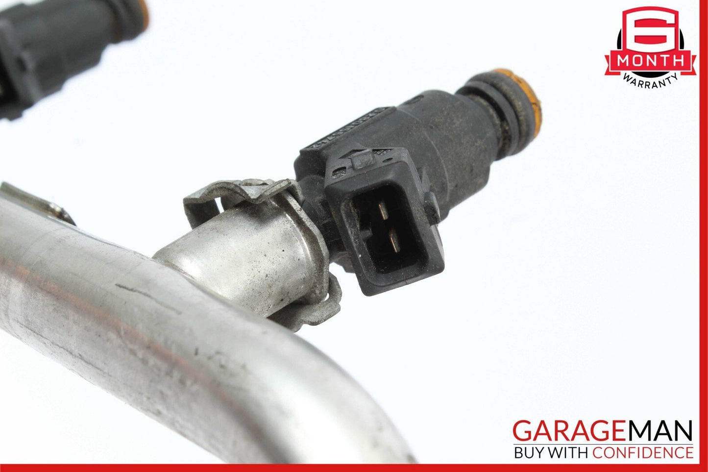 98-00 Mercedes W210 E320 CLK320 Fuel Injector Injection Rail w/ Fuel Injectors