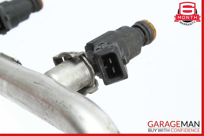 98-00 Mercedes W210 E320 CLK320 Fuel Injector Injection Rail w/ Fuel Injectors