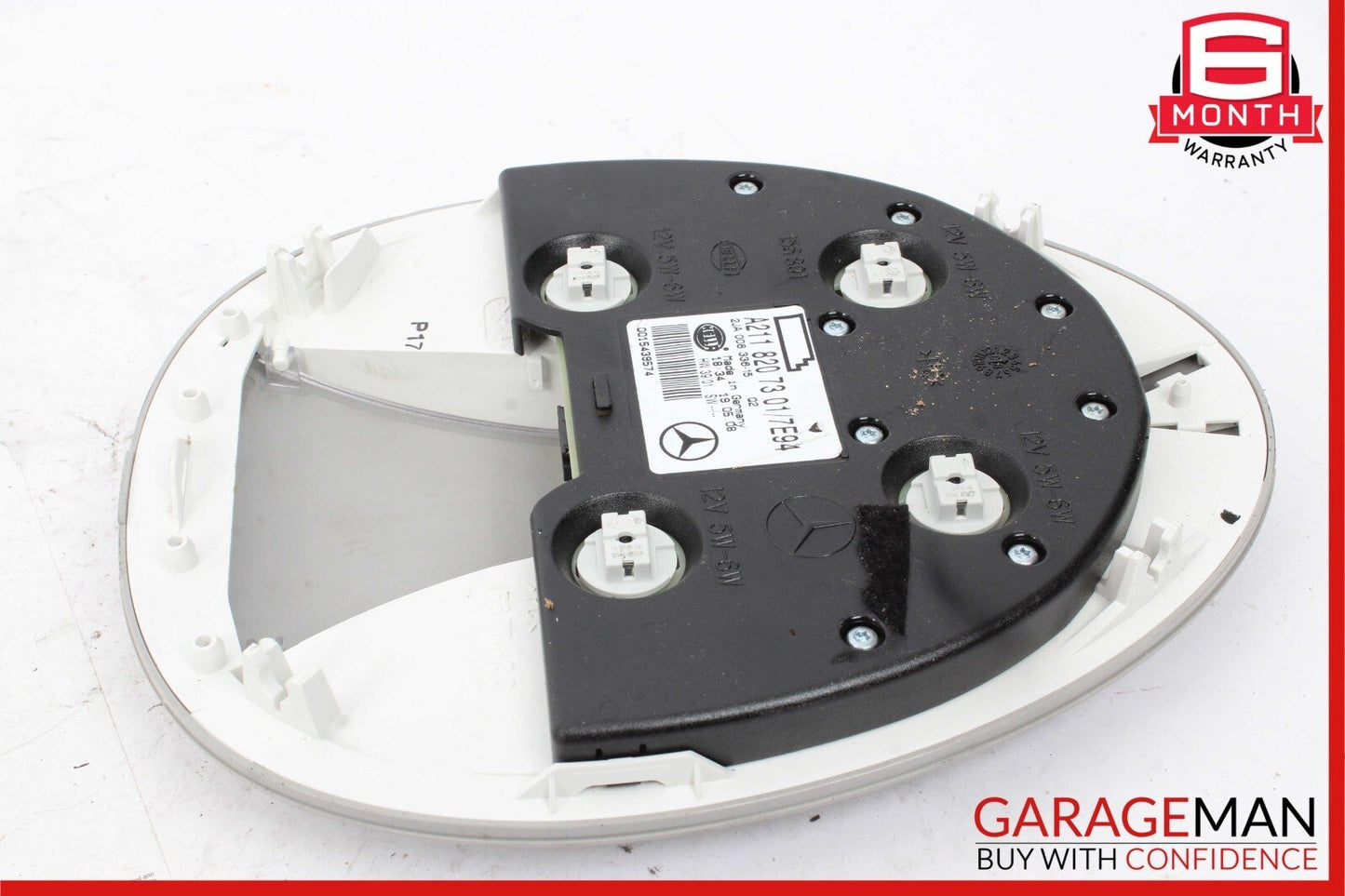 06-11 Mercedes W211 E350 CLS350 CLS550 Rear Overhead Dome Light Reading Map Gray