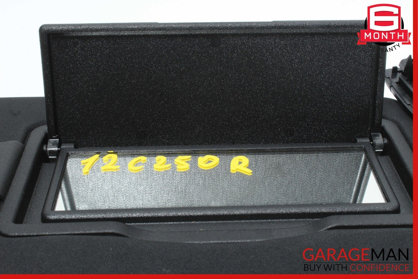 08-14 Mercedes W204 C250 Front Right Side Sun Visor Sunvisor Shade Black OEM