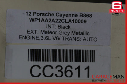 11-17 Porsche Cayenne 958 3.6L V6 AT Automatic Transmission Assembly OEM 99k