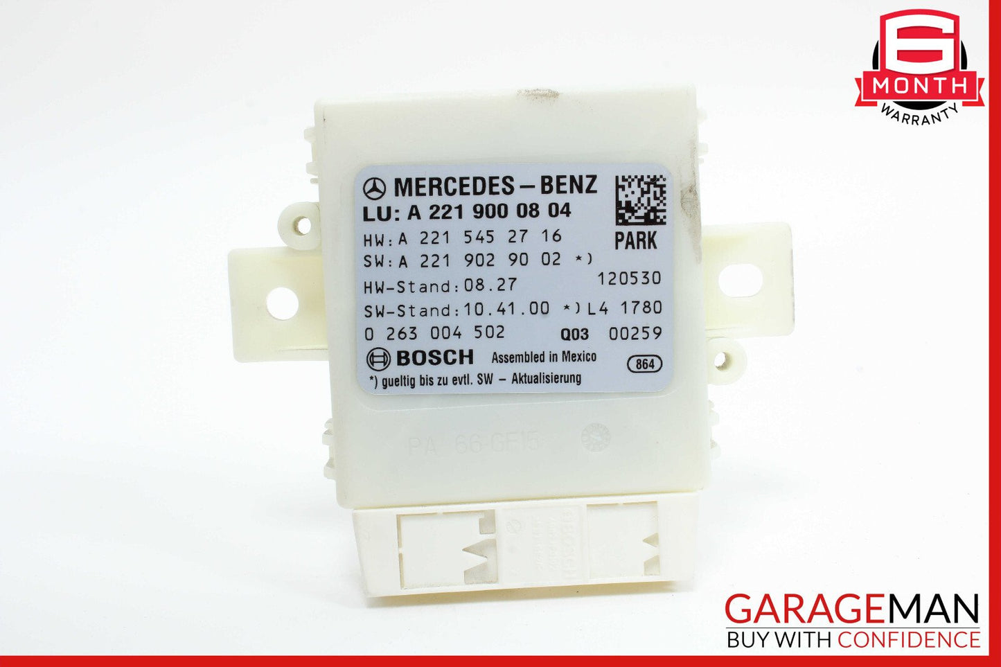 10-14 Mercedes W221 S550 Rear Parking Parktronic Control Module OEM