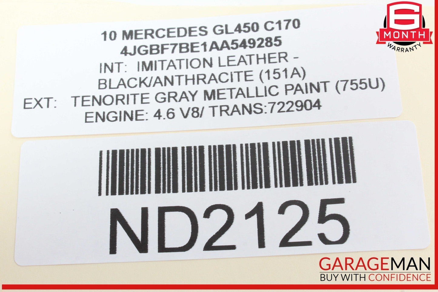 06-13 Mercedes X164 GL450 ML550 Headlight Control Switch Module 1645453004 OEM