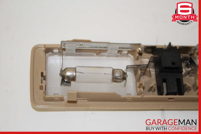 97-03 BMW E39 530i 525i 528i Sun Visor Make Up Dome Light Set of 2 Pc Beige OEM