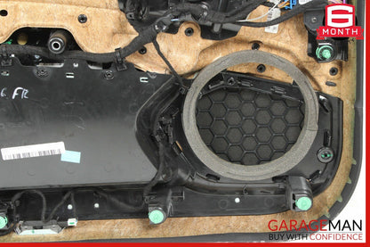 14-17 Maserati Ghibli Front Right Side Complete Interior Door Panel Black OEM
