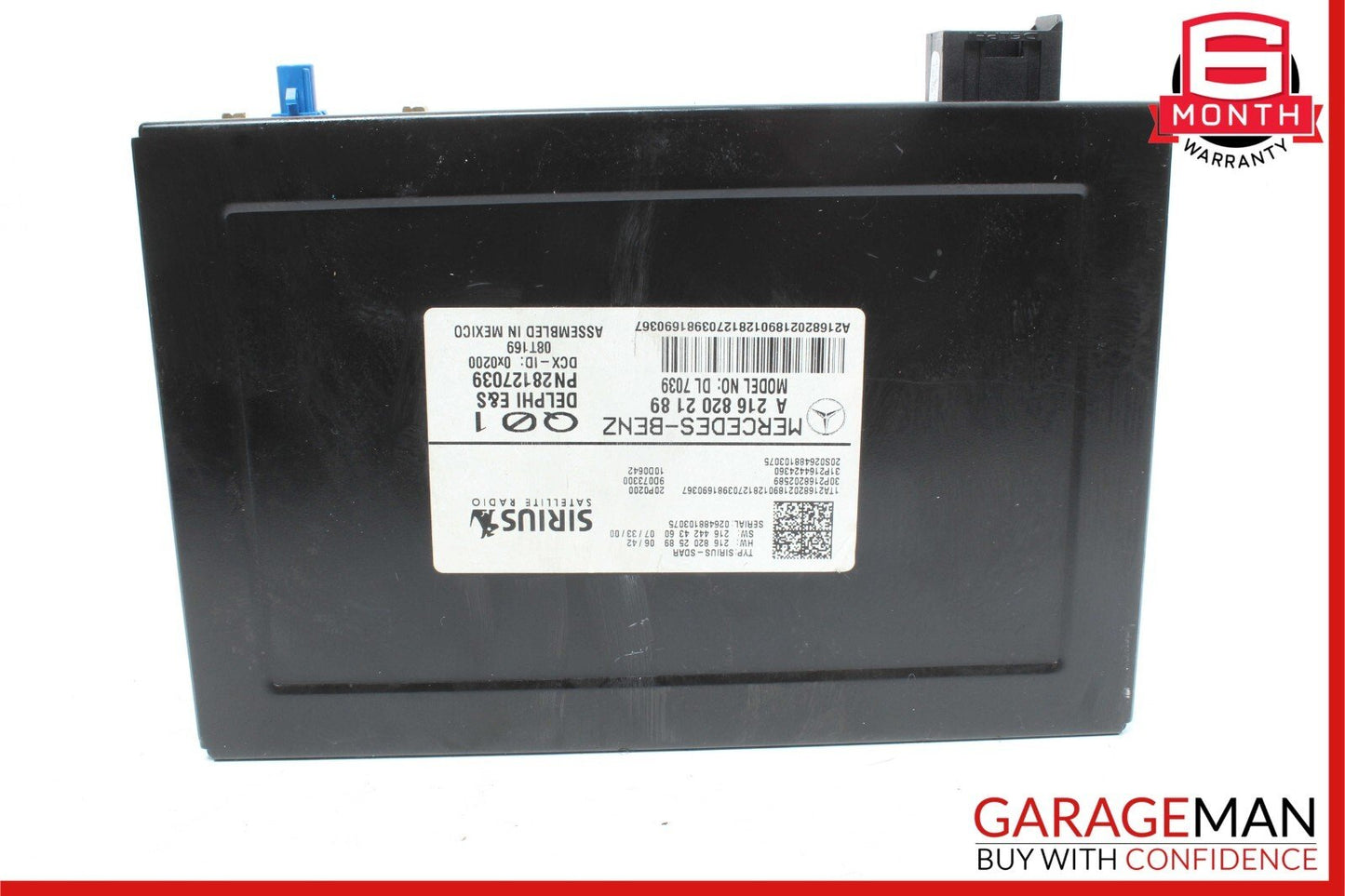 07-14 Mercedes R171  SLK350 CL63 Sirius Satellite Radio Module Receiver OEM