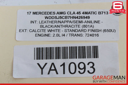 14-18 Mercedes W117 CLA45 AMG Center Dash Radio CD Player Trim Bezel Cover OEM