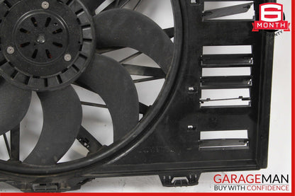 10-16 Porsche Panamera 970 4.8L Radiator Engine Electric Cooling Fan Shroud Assy