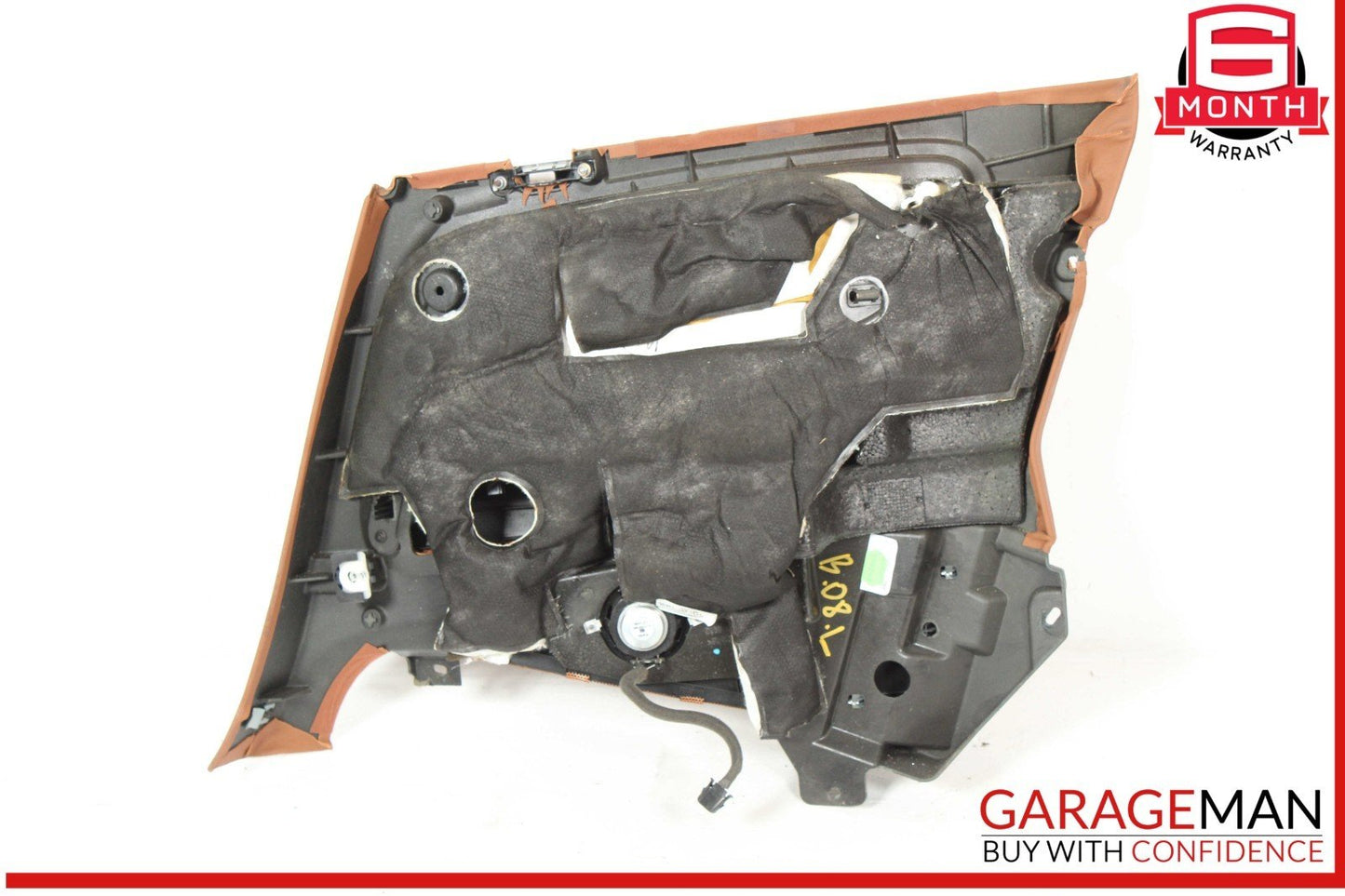 07-11 Bentley Continental GTC Rear Left Driver Side Interior Door Panel OEM