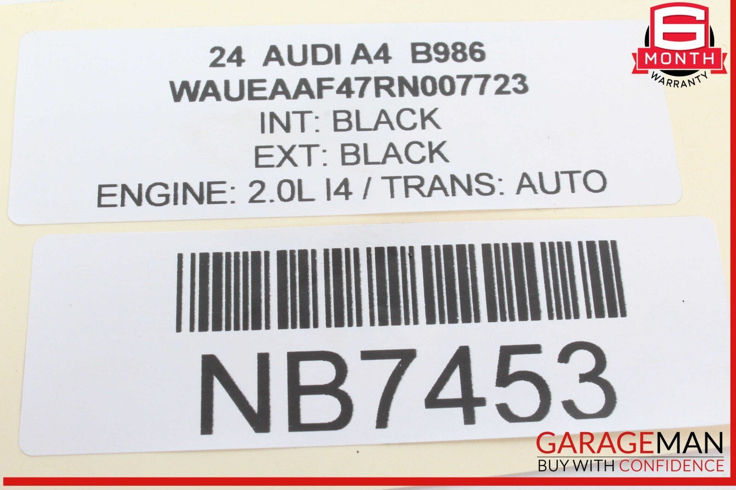 17-24 Audi A4 Roof Sunroof Control Module Unit 4K8907594AB OEM