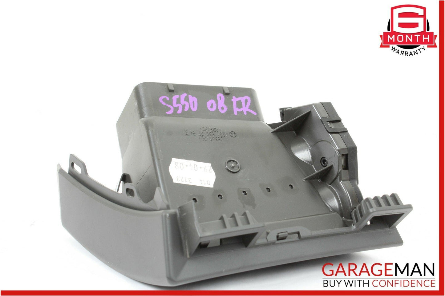07-14 Mercedes W221 S550 Front Right Side Dash AC A/C Air Vent Trim Cover Grey