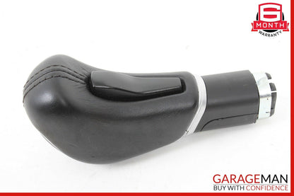 14-17 Maserati Ghibli Floor Gear Shift Shifter Knob Leather Black OEM