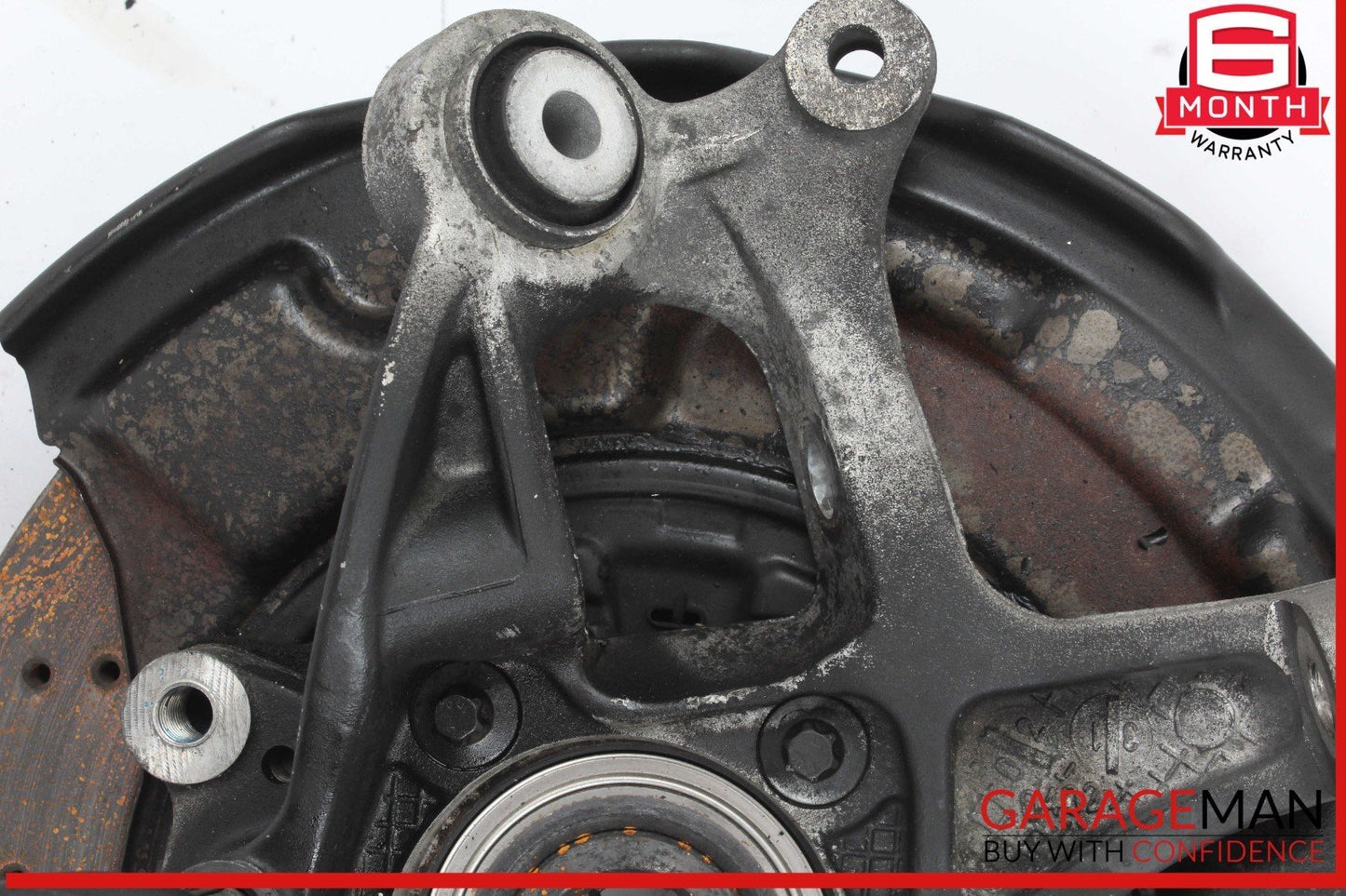 03-12 Mercedes R230 SL500 Rear Left Side Spindle Knuckle Hub w/ Rotor Disc OEM