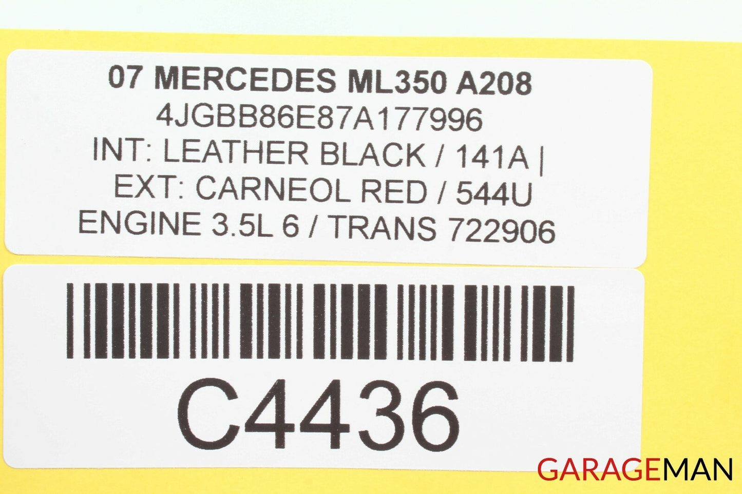 06-12 MERCEDES W164 ML350 GL450 CENTER CONSOLE CUP HOLDER COMPARTMENT OEM