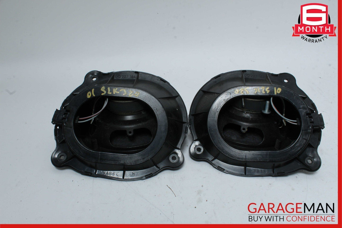 97-04 Mercedes R170 SLK320 Rear Left & Right Door Sound Speakers Set of 2 Pc