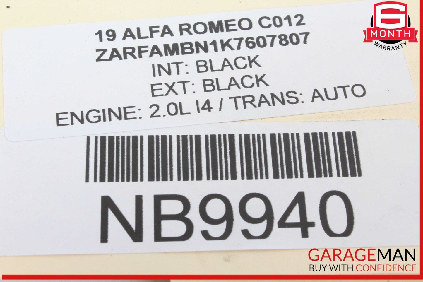 17-22 Alfa Romeo Giulia Accelerator Gas Throttle Pedal Assy OEM