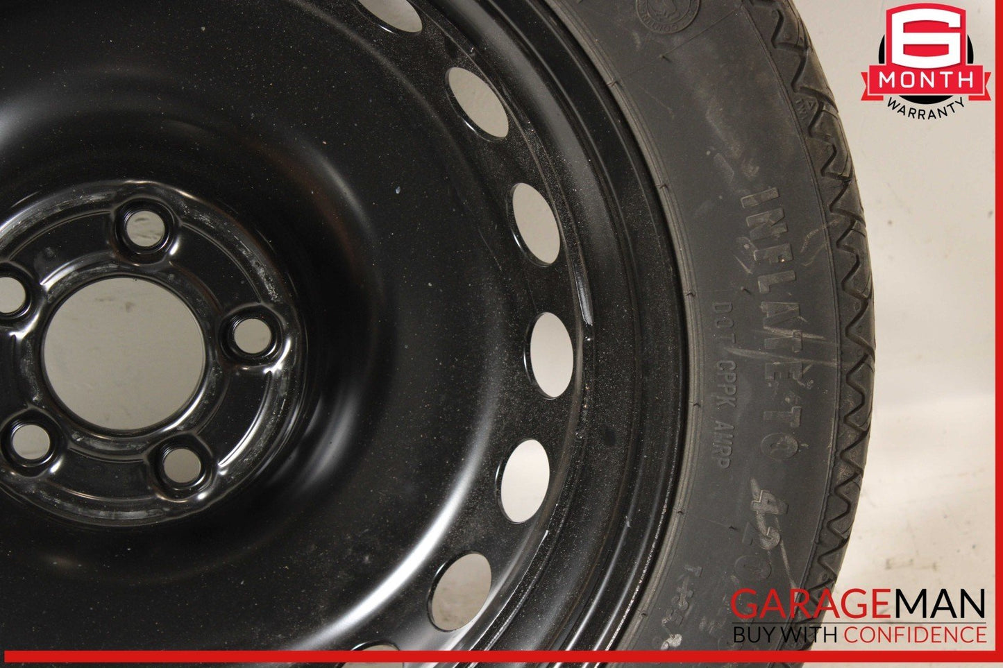 10-17 Mercedes W207 E400 C250 Coupe Donut Spare Tire Wheel Rim 135 80 17" OEM