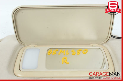 02-05 Mercedes W163 ML350 ML500 Right Side Sunvisor Shade Cover OEM