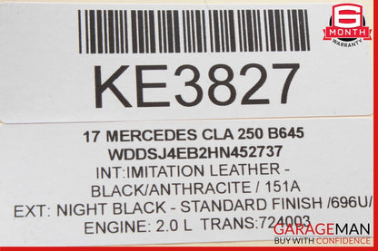14-18 Mercedes W117 CLA250 Front Center AC A/C Air Vent Nozzle Trim Grill OEM
