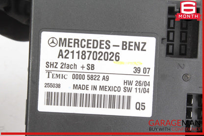 06-13 Mercedes X164 GL550 Heated Seat Control Module Unit 2118702026 OEM