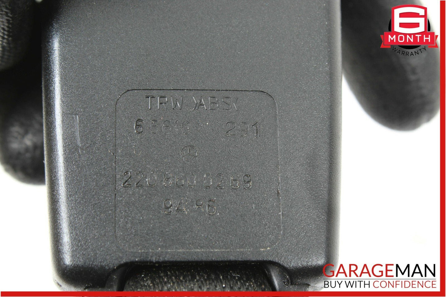 00-02 Mercedes W220 S55 AMG Rear Right Center Seatbelt Seat Belt Retractor OEM