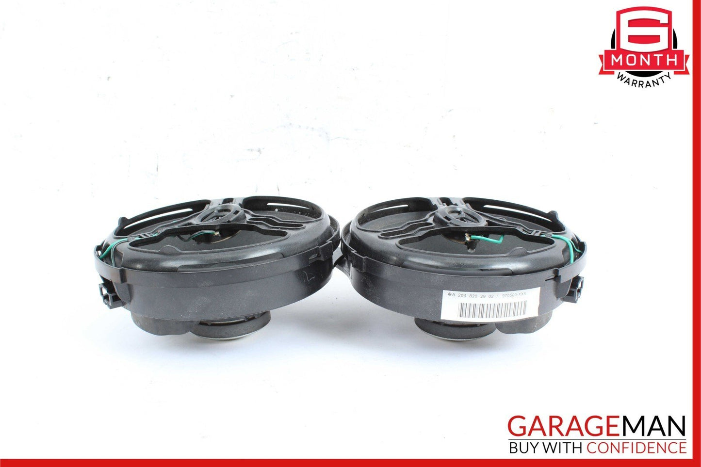 08-15 Mercedes X204 GLK350 C300 Rear Right & Left Door Sound Speakers Set of 2