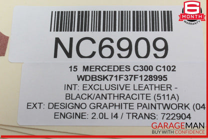 15-20 Mercedes W205 C300 Trunk Satellite Radio Receiver Control Module Unit OEM