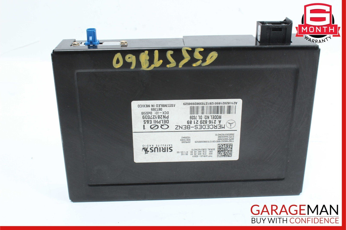 07-14 Mercedes W219 CLS550 SLK350 Sirius Satellite Radio Module Receiver OEM