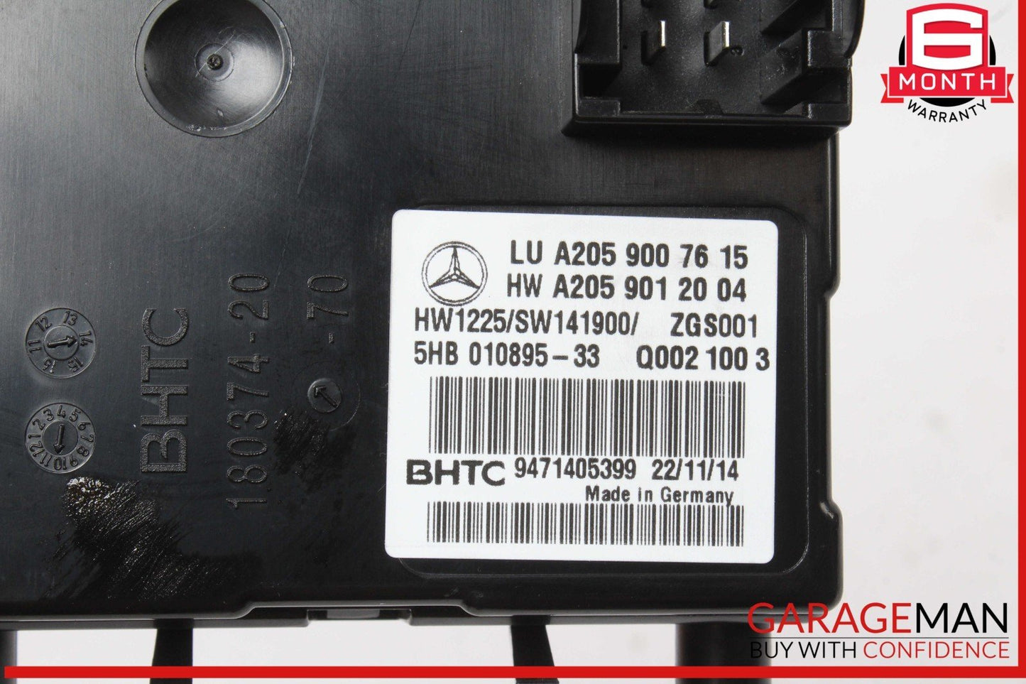 15-20 Mercedes W205 C300 A/C AC Heater Climate Control Module Unit OEM