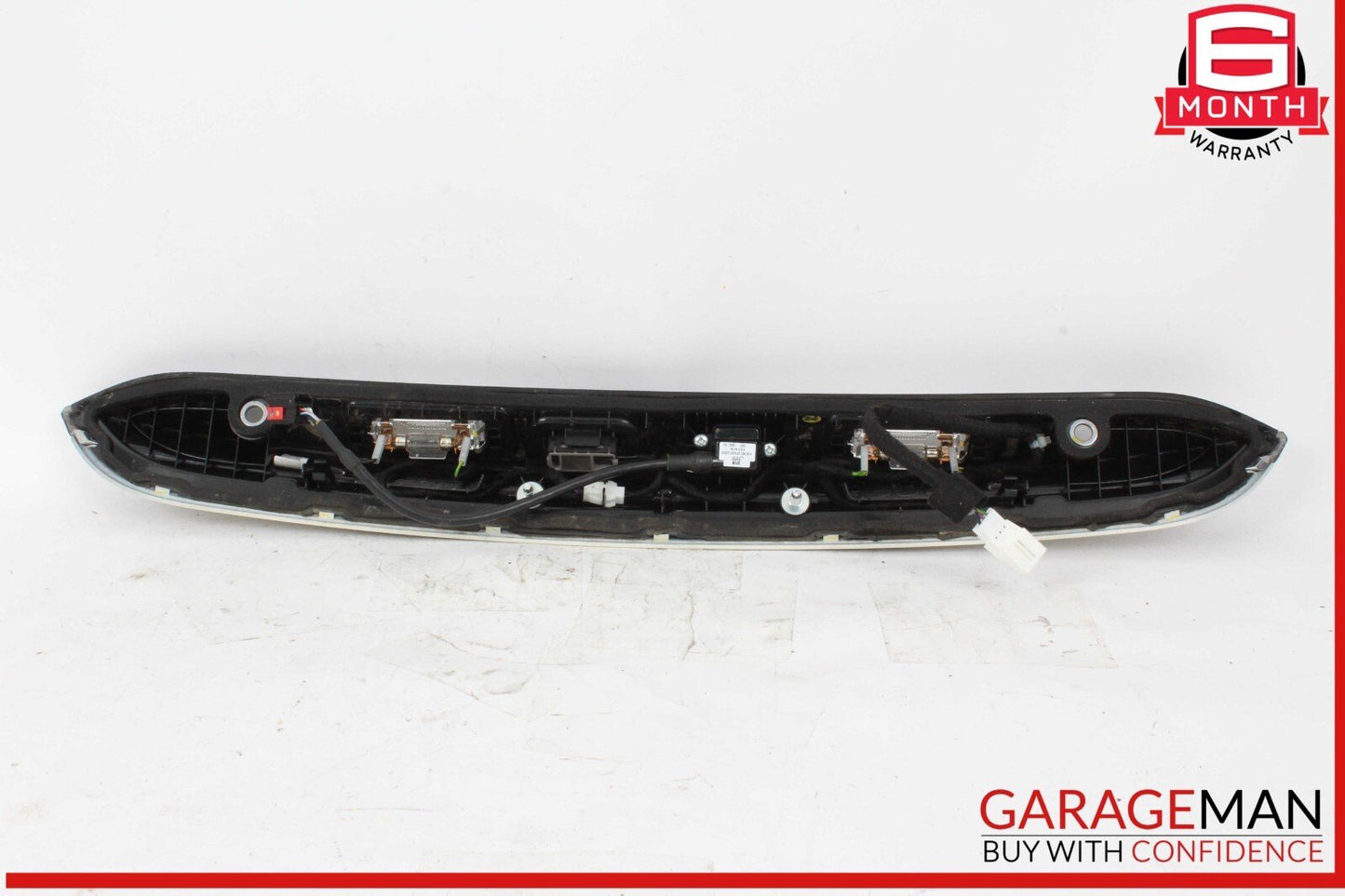14-17 Maserati Ghibli Rear Trunk Lid Finisher Trim Light Bar w/ Camera OEM