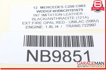 12-15 Mercedes W204 C250 SLK250 M271 Engine Coolant Motor Water Pump OEM