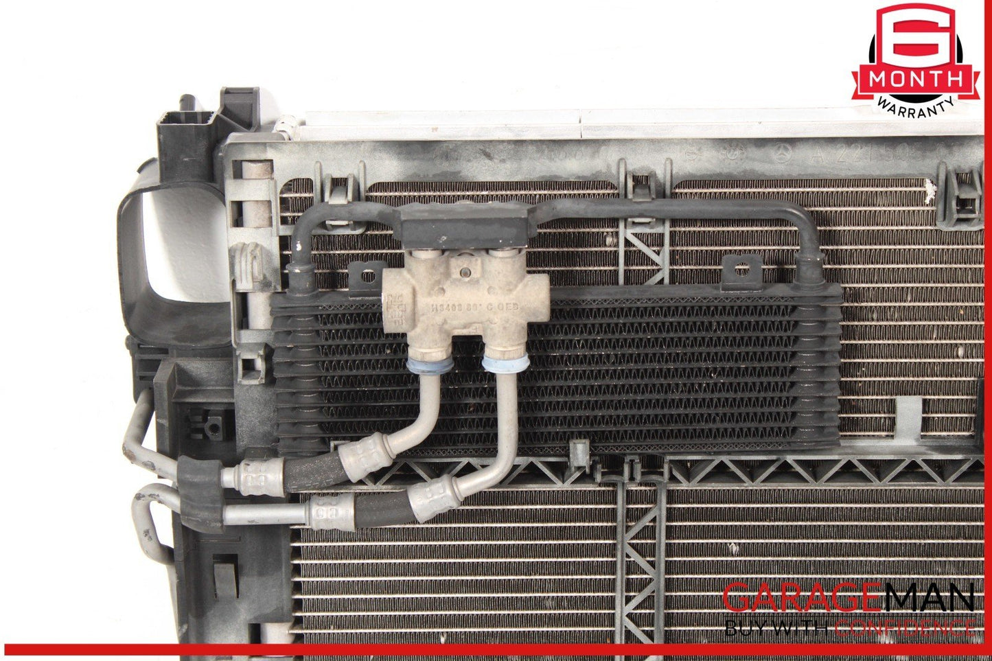07-09 Mercedes W221 S550 CL550 Engine Motor Cool Cooling Water Radiator Assy OEM