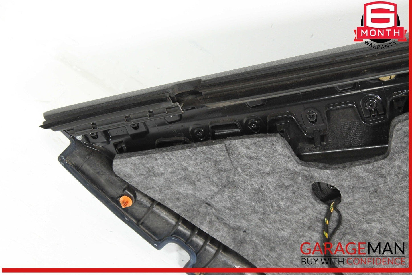 14-16 Mercedes W212 E350 E550 Rear Right Interior Door Panel Leather Black OEM