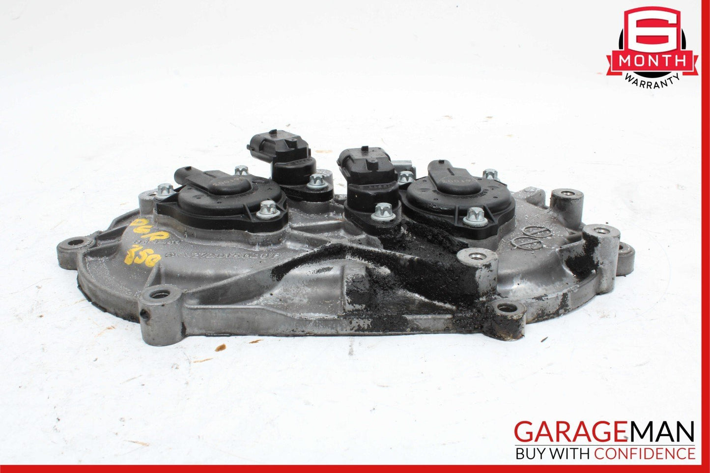 05-13 Mercedes W251 R350 E550 Front Left Side Engine Timing Chain Cover Plate