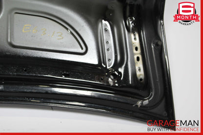 10-16 Mercedes W212 E350 E63 AMG Sedan Rear Trunk Lid Deck Shell Panel Black OEM