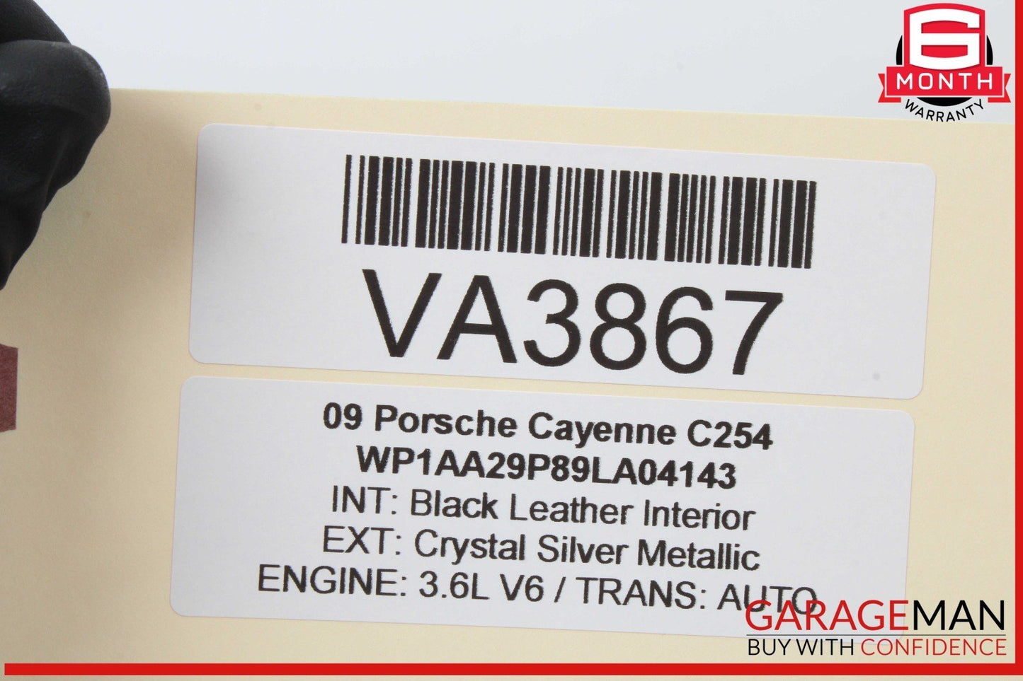 03-10 Porsche Cayenne 955 957 Rear Hatch Windshield Glass Window Wiper Motor OEM