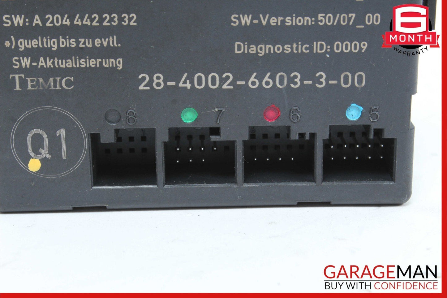 08-18 Mercedes W204 C300 C250 E400 Front Right Side Door Control Module OEM