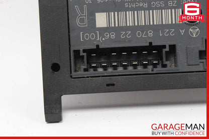 07-13 Mercedes W221 S600 Front Right Side Under Seat Control Module Unit OEM
