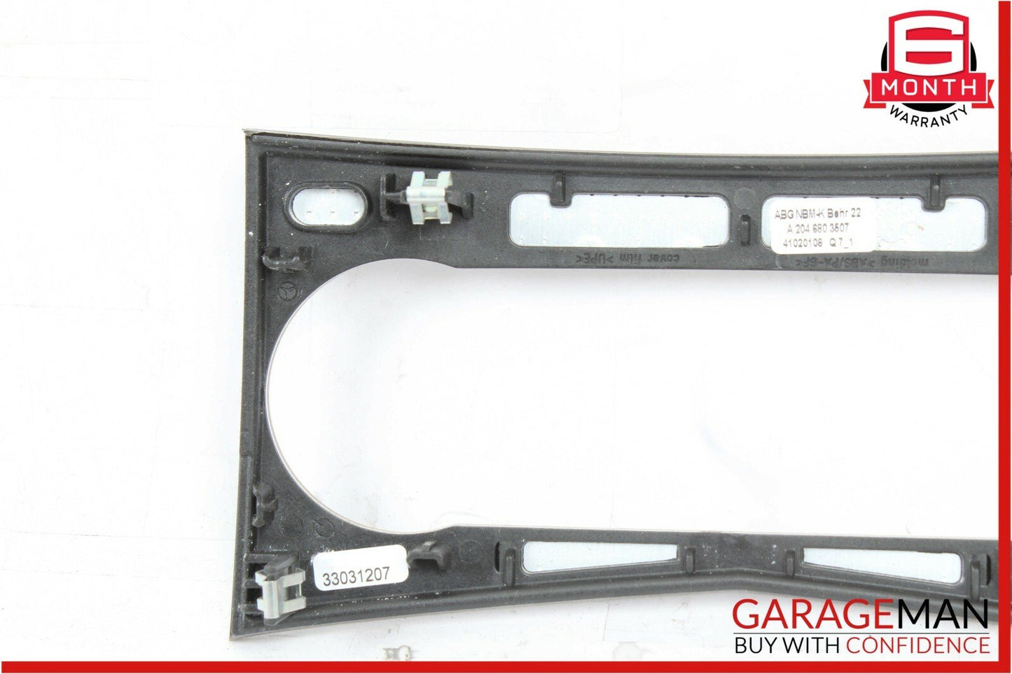 08-14 Mercedes W204 C300 AC A/C Climate Control Switch Trim Cover Wood Bezel