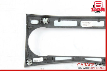 08-14 Mercedes W204 C300 AC A/C Climate Control Switch Trim Cover Wood Bezel