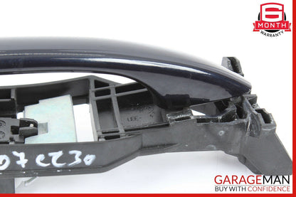 05-07 Mercedes W203 C230 C350 Front Right Side Exterior Door Handle Blue OEM