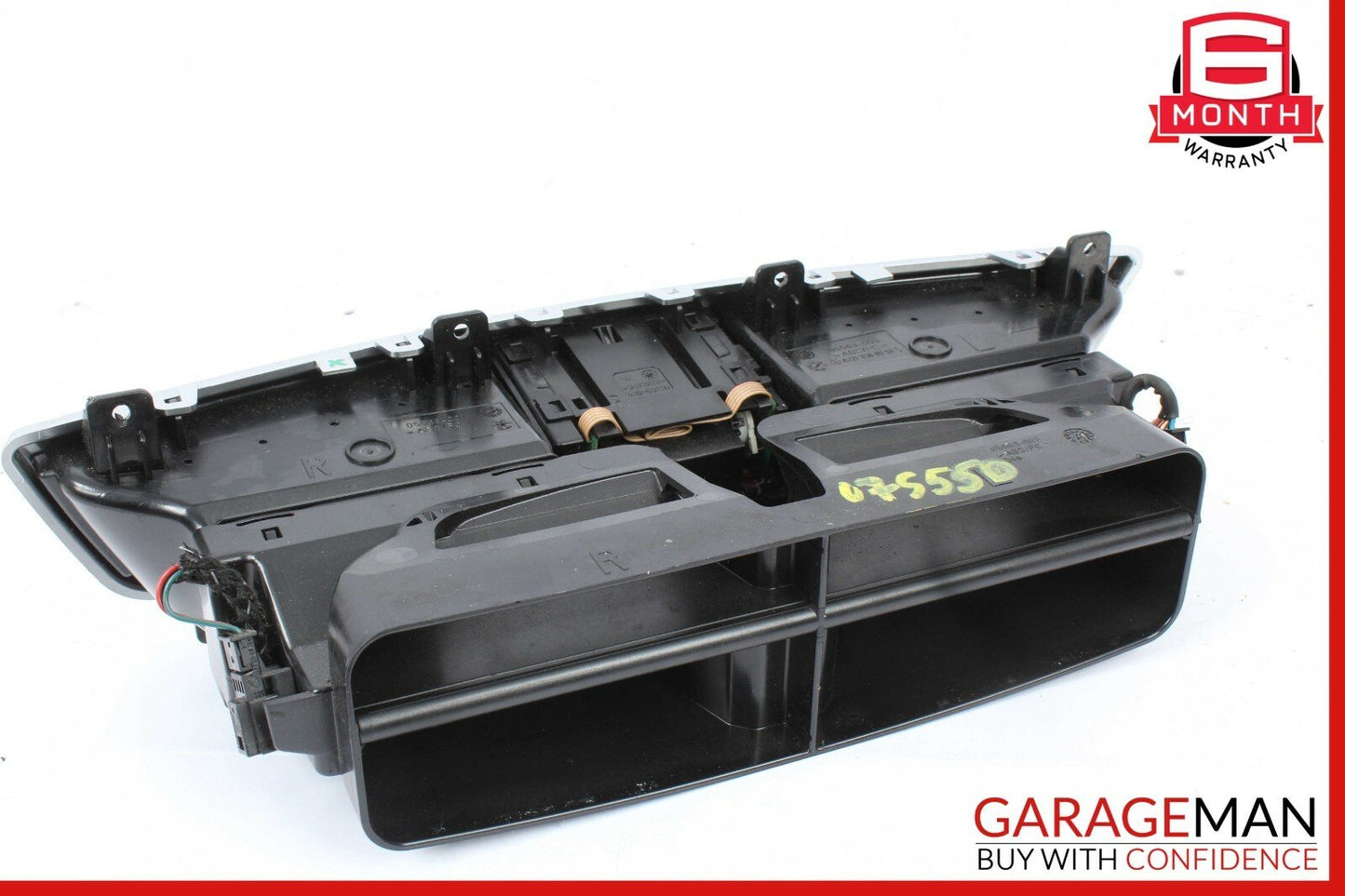 07-13 Mercedes W221 S450 S550 Dashboard Center Dash A/C Air Vent Trim Clock OEM