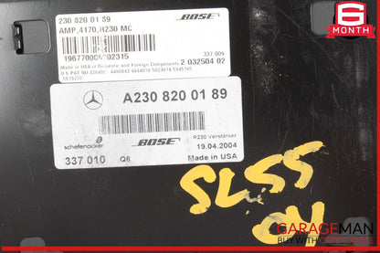 03-04 Mercedes R230 SL500 SL600 SL55 AMG Amplifier Amp Bose Audio Sound OEM