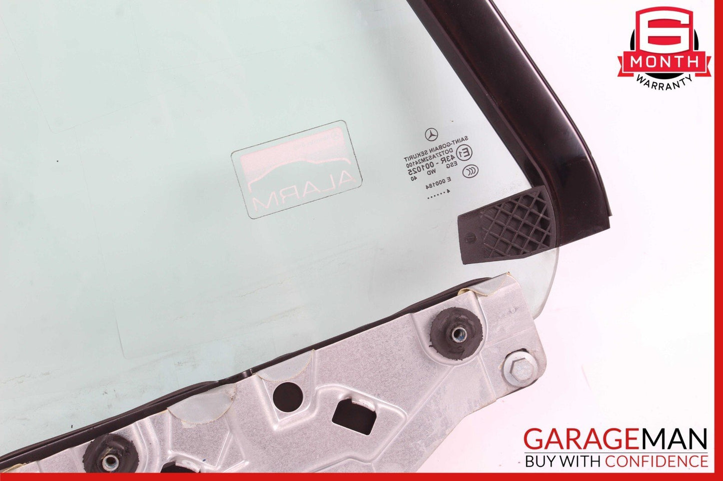 03-12 Mercedes R230 SL500 SL55 AMG Rear Left Side Quarter Window Glass Clear