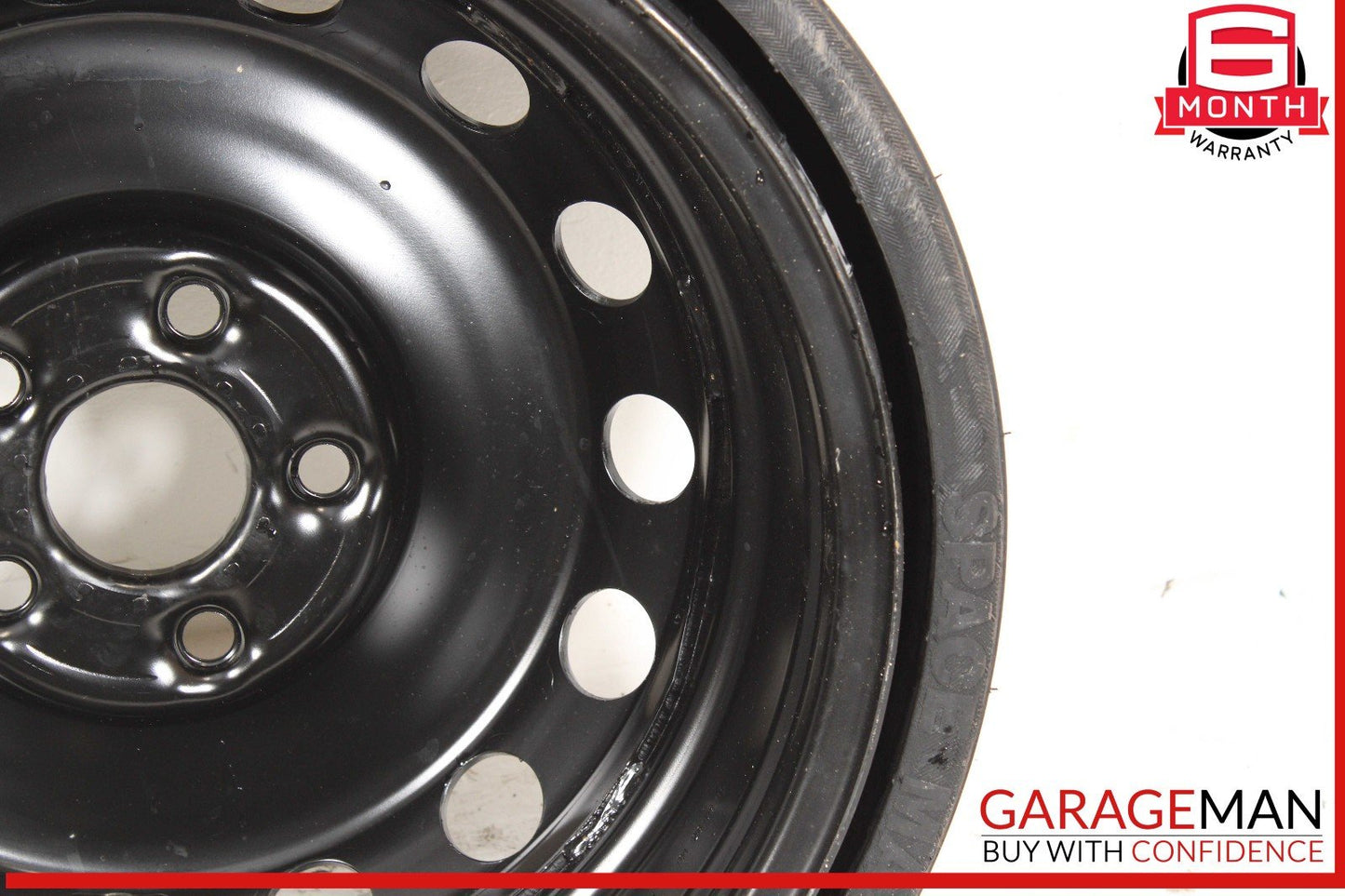 07-15 Audi Q7 Emergency Spare Wheel Rim Tire 6.5 x 18 H2 ET53 OEM