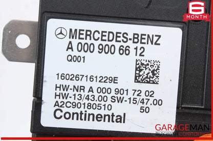 17-19 Mercedes W205 C300 E300 Fuel Pump Control Module 0009006612 OEM